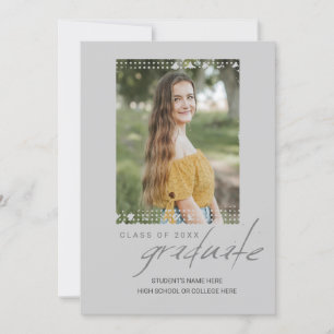 Invitación Casa Abierta de Fotos de Graduados