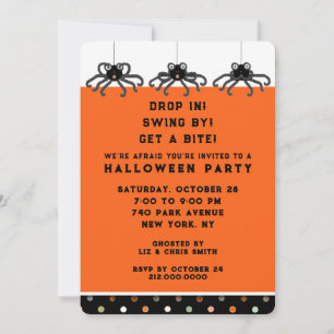 Invitación Casa Abierta de Halloween