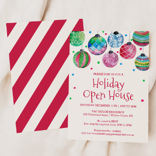 Invitación Casa Abierta de Holiday Ornament
