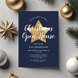 Invitación Casa abierta de Navidades de la Marina Azul