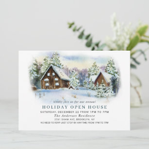 Invitación CASA ABIERTA DE VACACIONES DE NAVIDADES Pinos