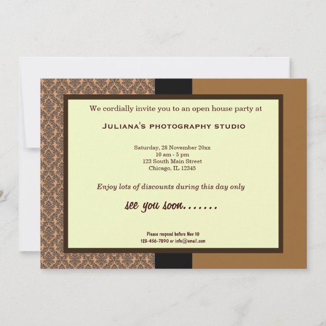 Invitación Casa Abierta Nueva Empresa (Anverso)