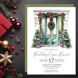 Invitación Casa de apertura de vacaciones de la puerta delant