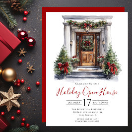 Invitación Casa de apertura de vacaciones de la puerta delant