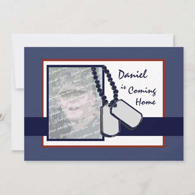 Invitación Casa de bienvenida militar (Anverso)