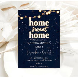 Invitación Casa de Fiesta que calienta el hogar