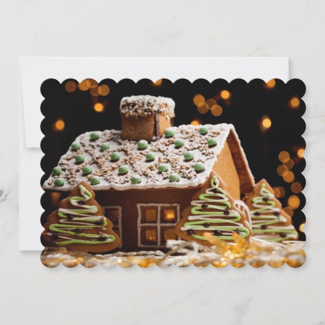 Invitación Casa de Gingerbread (Anverso)