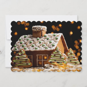 Invitación Casa de Gingerbread