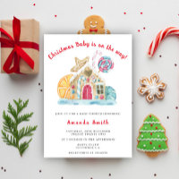 Casa de Pan de Jengibre Fiesta de Navidad para Beb