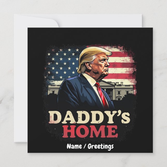 Invitación Casa de papá 2025: Una mirada patriótica y diverti (Anverso)