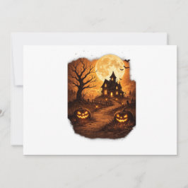 Invitación Casa Embrujada de Halloween Espeluznante