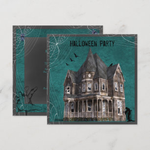 Invitación Casa embrujada Halloween