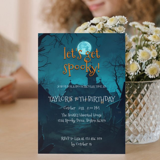 Invitación Casa En El Woods Kids Halloween Birthday Party (Subido por el creador)