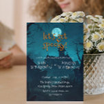 Invitación Casa En El Woods Kids Halloween Birthday Party<br><div class="desc">Haga que el cumpleaños de su hijo sea inolvidable con nuestras invitaciones a la fiesta de cumpleaños de nuestra casa en Woods Kids Halloween! Perfecto para una celebración espeluznante y divertida, estas invitaciones cuentan con una casa encantadora y a la vez sobria, situada en lo profundo del bosque, que crea...</div>