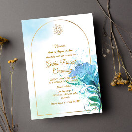 Invitación Casa hindú que calienta a Griha Pravesh