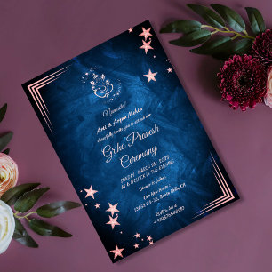 Invitación Casa hindú que calienta a Griha Pravesh