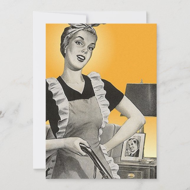 Invitación Casa suburbana divertida invitada en blanco (Anverso)