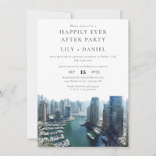 Invitación Casados Felices para Siempre en Dubai