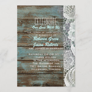 Invitación casamiento vintage de la casa de campo de la mader
