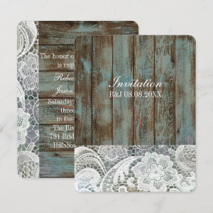 Invitación casamiento vintage de la casa de campo de la mader