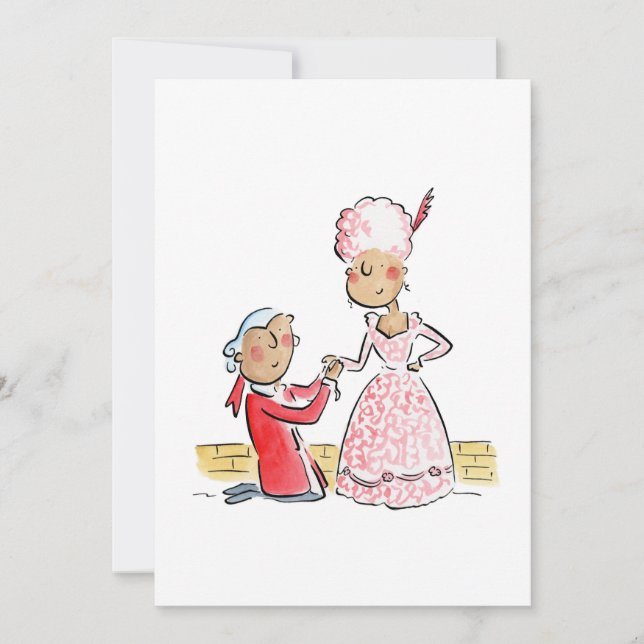 Invitación ¿Casarme? (Anverso)