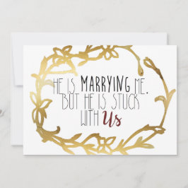 Invitación Casarme Pero Atrapado Con Nosotros | Noviaria