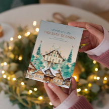 Casas antiguas decoradas con símbolos Navidades