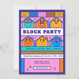 Invitación Casas de Fiesta de Barrio