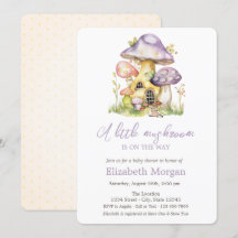 Casas de Hongos Lunares Baby Shower