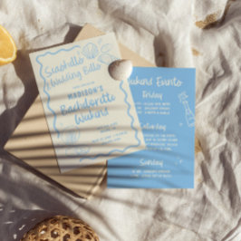 Invitación Casas de mar y campanas Bodas Bachelorette