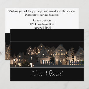 Invitación Casas de Navidad Iluminadas He Movido