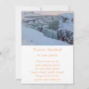 Invitación Cascada de Gullfoss en Islandia