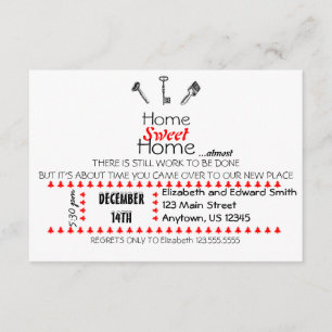 Invitación casera dulce casera