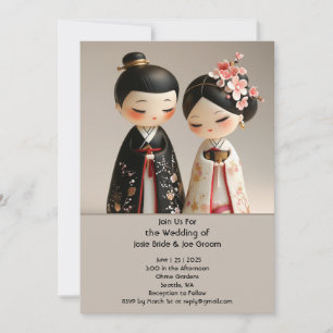 Invitación casera japonesa