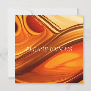 INVITACIÓN CASI MIEL FLUYENDO ABSTRACTO