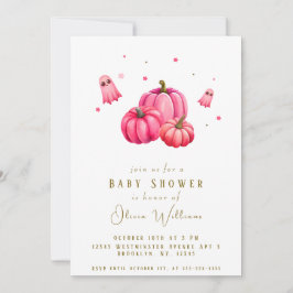 Invitación Casi se debe pequeño boo a Baby Shower de Hallowee