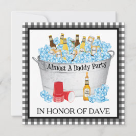 Invitación Casi un Fiesta de cerveza de Baby Shower de papi