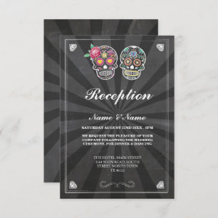 Invitación Casilla de azúcar de la recepción de bodas rustica