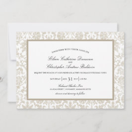 Invitación Caso de encaje vintage| Boda