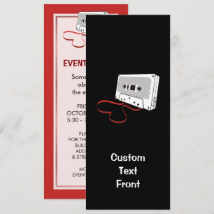 Invitación Cassette de audio