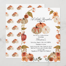 Invitación Casta Bow Bompkin Babyducha