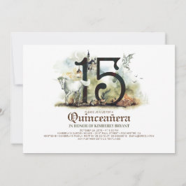 Invitación Castillo de la Princesa Quinceañera