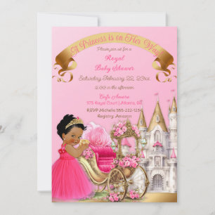 Invitación Castillo de la Princesa Real Carriage Chica de Oro
