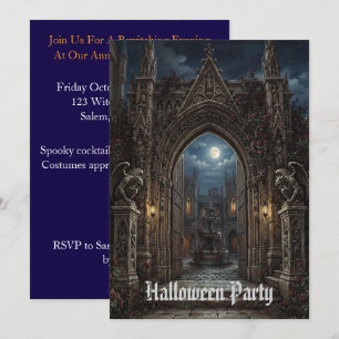 Invitación Castillo de Rosa Gótica