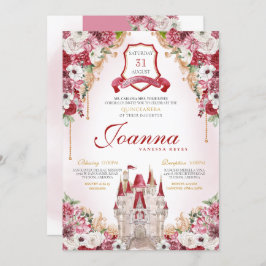 Invitación Castillo Real de Quinceanera