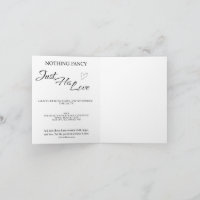 Casual Christian Wedding Invitation | Faith