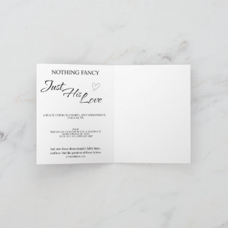 Invitación Casual Christian Wedding Invitation | Faith