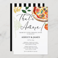 Casual de la cena de un ensayo de pizza italiano q