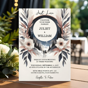Invitación Casual Heart Nothing Fancy Just Love Boda