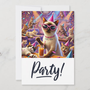 Invitación CAT Lover Bachelorette